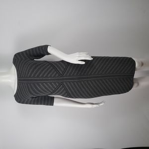 Cache Striped Bodycon Knit Dress